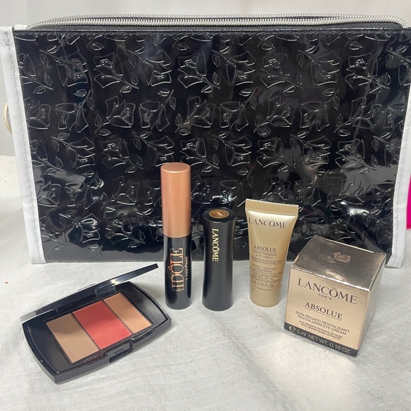 lancôme gift set 6 Items Absolue Soft Cream Mascara Shadow Pallet Lip Color - Picture 5 of 6